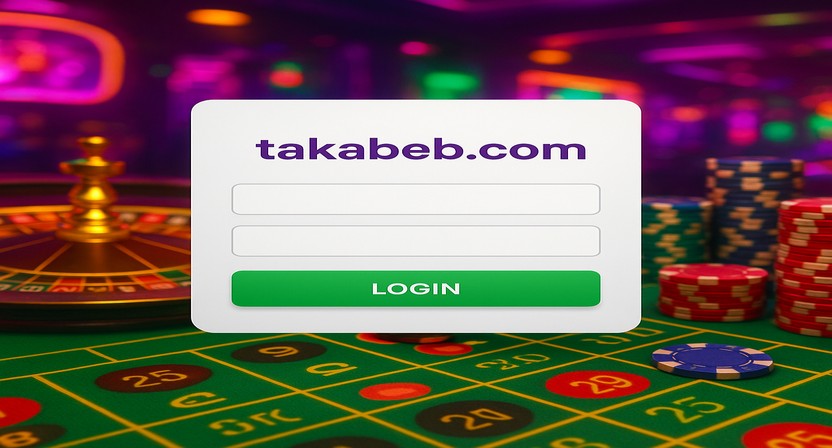 takabe-এর পরিষ্কার ও সহজবোধ্য লগইন ইন্টারফেস
